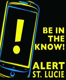 Be in the Know Alert St. Lucie phone icon