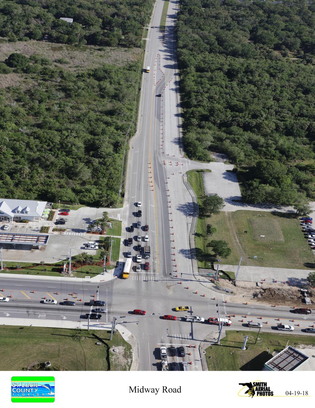 S 25th St looking North from Midway Rd