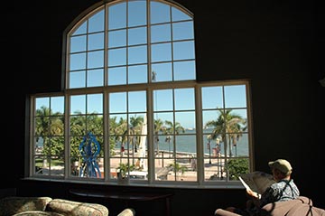 Kilmer Library window