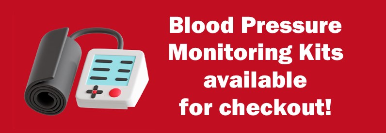 Libraries with a heart blood pressure kit slide