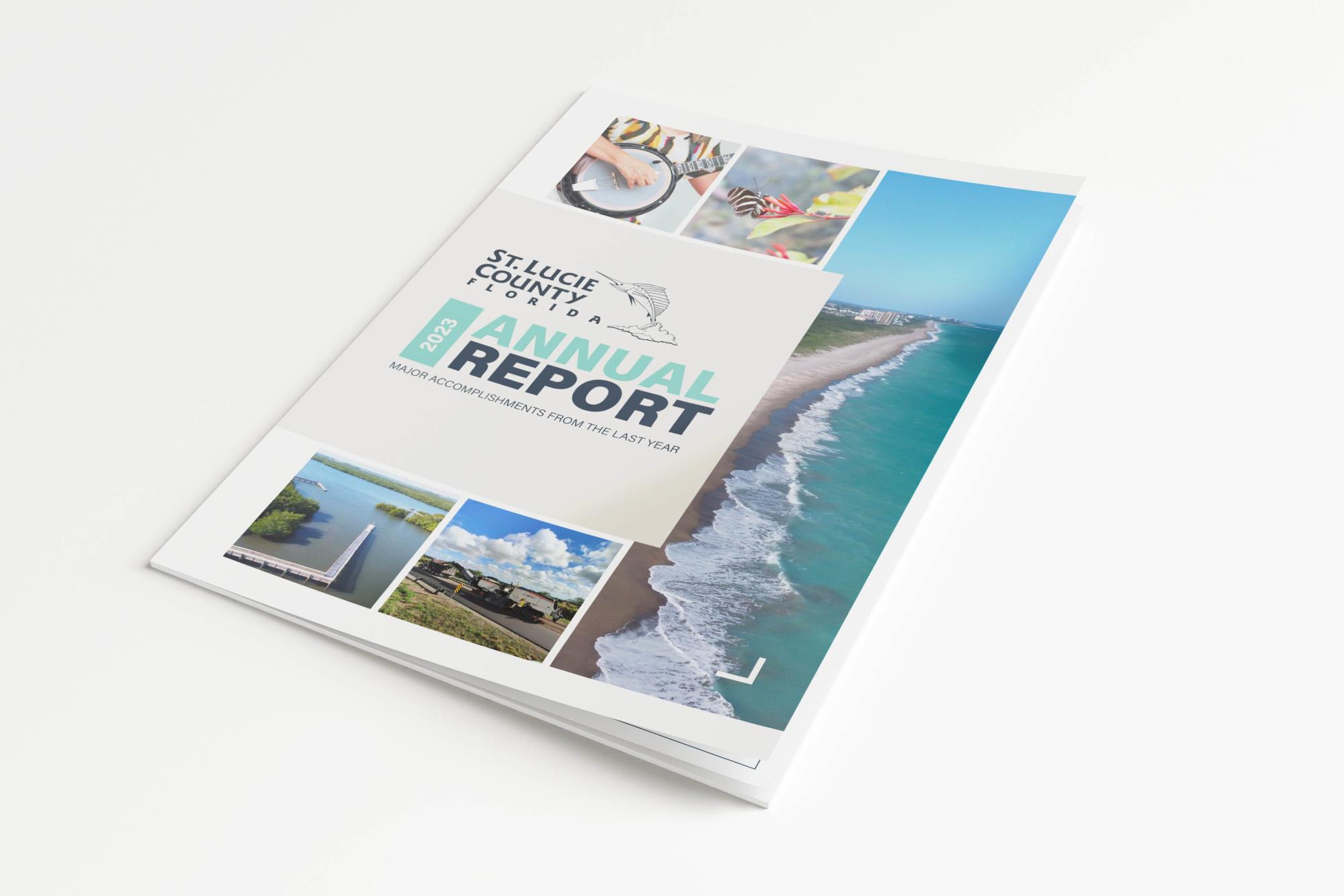 Annual report mockup