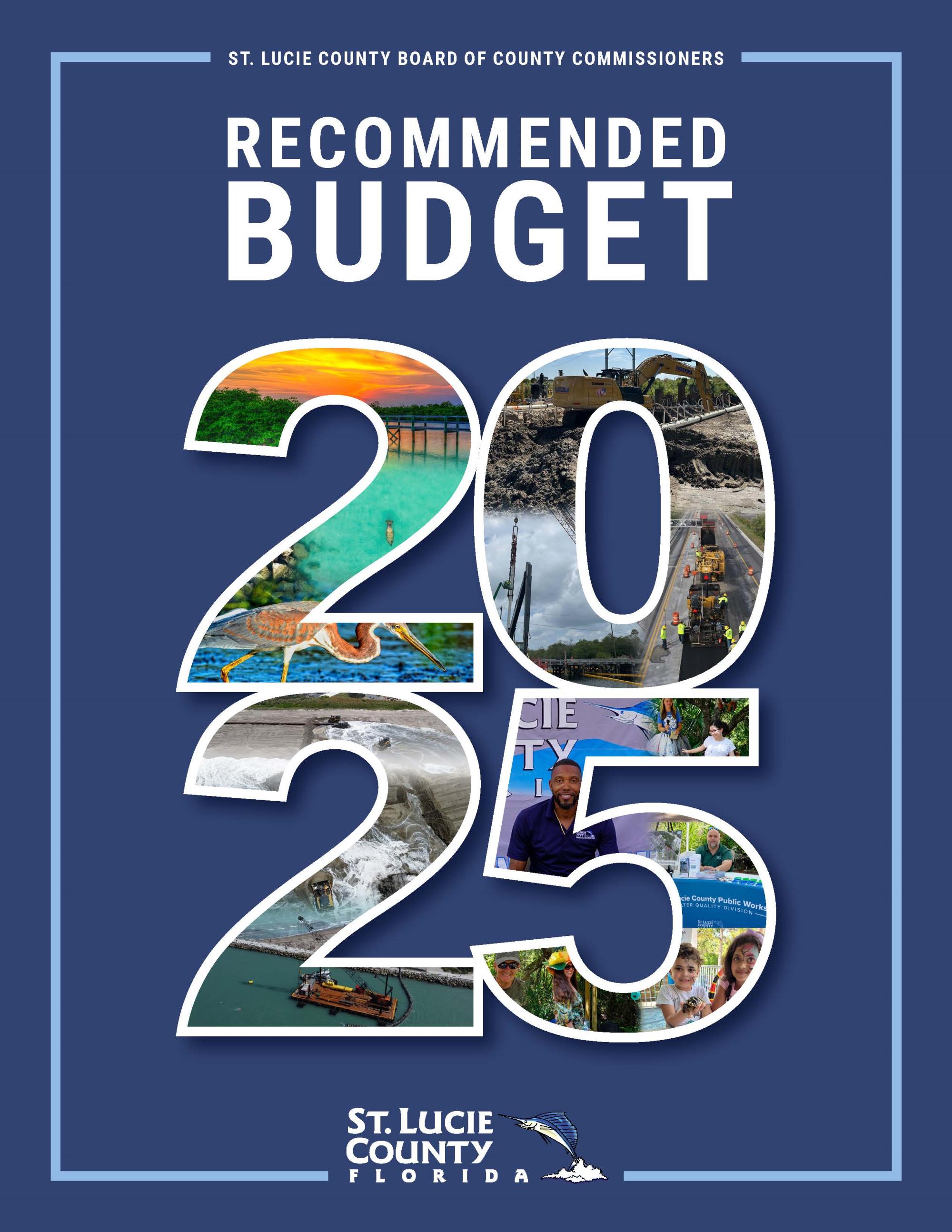 Recommend Budget Book Cover Fiscal Year 2024-25