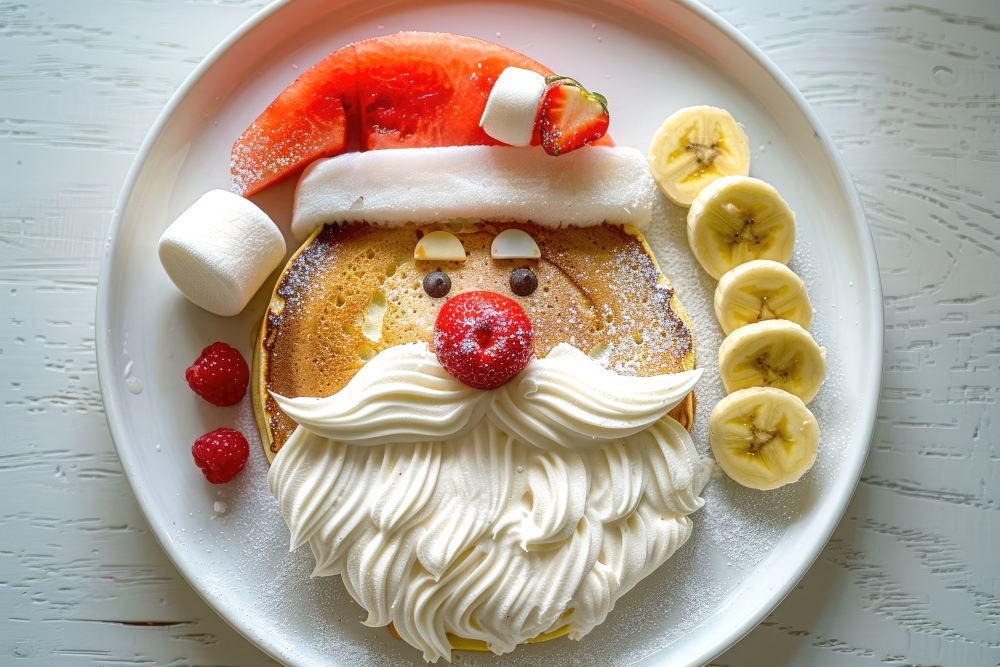 Santa pancakes