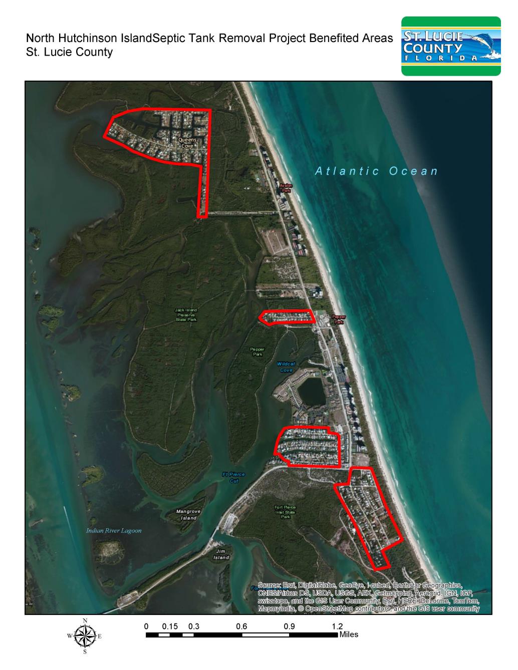 Map showing proposed proejct area. For accomodations, please call 772-462-1150